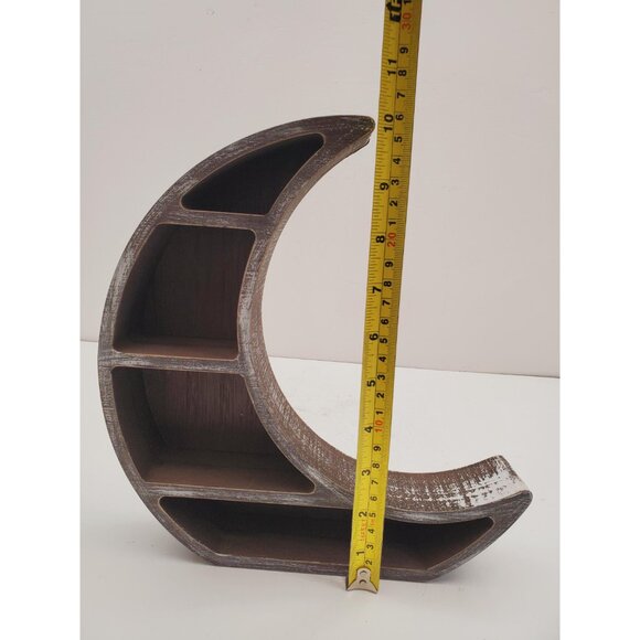 Moon shelf Crescent Moon table Shelf Wood table shelf - Vintage Witchy Wooden - Picture 7 of 10